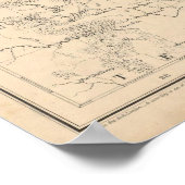 De staten Illinois, Missouri en Arkansas Poster (Hoek)