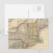 De staten Maine, New Hampshire en Vermont Briefkaart (Voorkant / Achterkant)