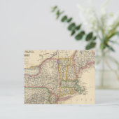 De staten Maine, New Hampshire en Vermont Briefkaart (Staand voorkant)