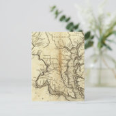 De staten Maryland en Delaware Briefkaart (Staand voorkant)