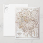 De staten van de Duitse Confederatie Briefkaart (Voorkant / Achterkant)