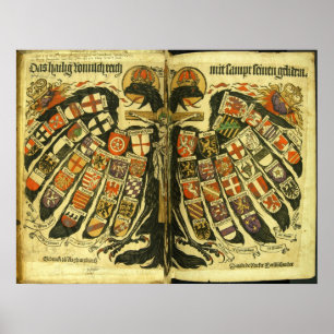 De staten van het Heilige Roomse Rijk Jost de Negk Poster