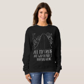 De statistieken van de wiskunde al mijn vrienden z trui (Voorkant volledig)