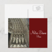 De statuten van Notre Dame Briefkaart (Voorkant / Achterkant)