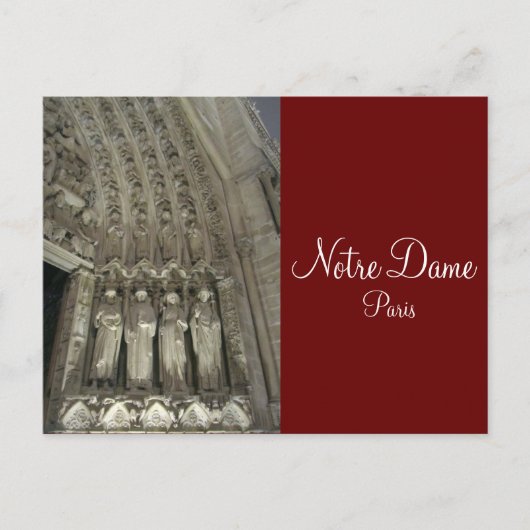 De statuten van Notre Dame Briefkaart (Voorkant)