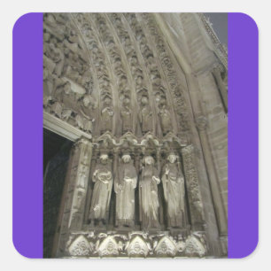 De statuten van Notre Dame Vierkante Sticker