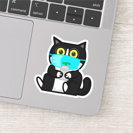 De StaySafe-Sticker van Manchester Sticker (Detail)