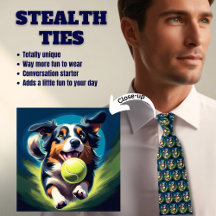 De Stealth Stropdas van Border Collie Lover
