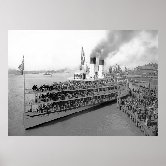 De Steamer Tashmoo Poster (Voorkant)