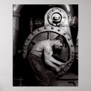 De Steamfitter, 1921.  foto Poster