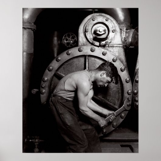 De Steamfitter, 1921.  foto Poster (Voorkant)