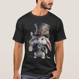 De Steampunk Bunny van de Tijdhouder T-shirt