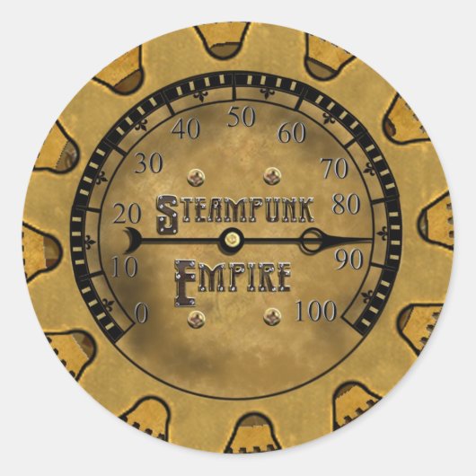 De Steampunk Empire Stickers (Voorkant)