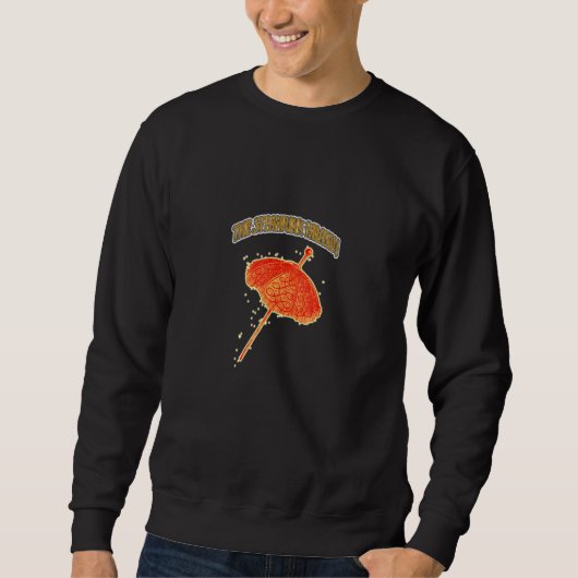 De Steampunk Parasol! Uniek! Grappige Meme En Een  Trui (Voorkant)