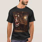 De Steampunk Workshop van de Kerstman T-shirt (Voorkant)