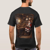 De Steampunk Workshop van de Kerstman T-shirt (Achterkant)