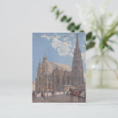 De Stedelijke kathedraal in Wenen door Rudolf Briefkaart (Staand voorkant)