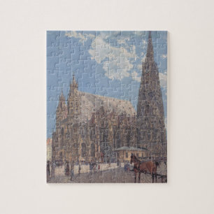 De Stedelijke kathedraal in Wenen door Rudolf Legpuzzel