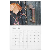 De stedelijke Rustieke Kalender van de Muur van de (Feb 2027)