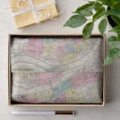 De steden Pittsburgh Allegheny Cincinnati Tissuepapier (Geschenk)