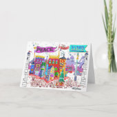 De Steeg van de vakantie Feestdagen Kaart (Voorkant)