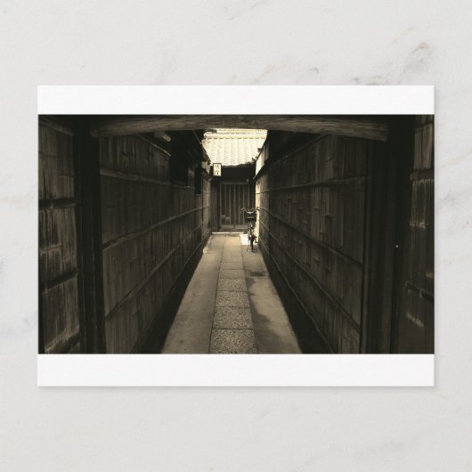 De steegje: Kyoto Briefkaart (Voorkant)