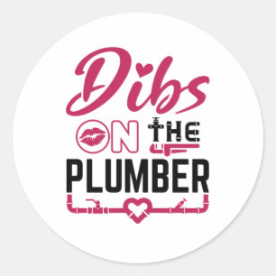 De steekpenningen op de Plumber Ronde Sticker