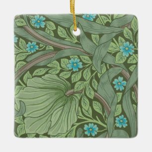 De Steekproef van het Patroon van het Behang met v Keramisch Ornament