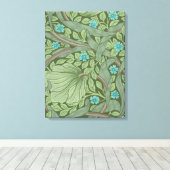 De Steekproef van het Patroon van het behangsel me Canvas Afdruk (Insitu (Houten vloer))