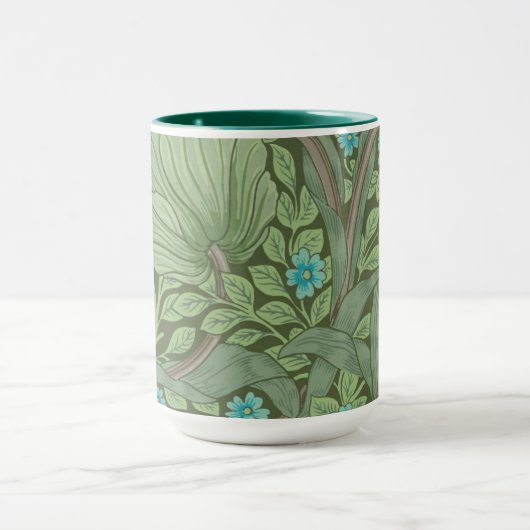 De Steekproef van het Patroon van het behangsel me Mok (Midden)