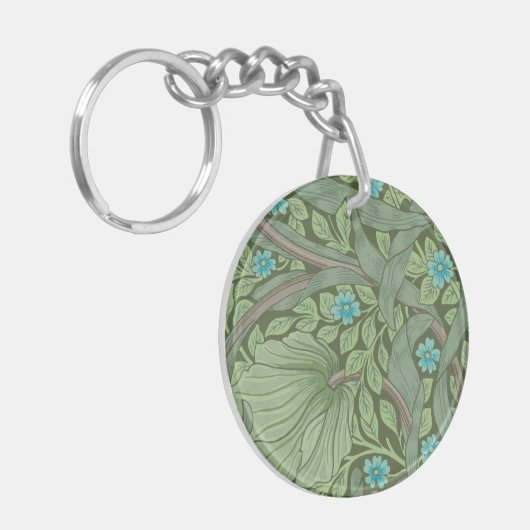 De Steekproef van het Patroon van het behangsel me Sleutelhanger (Voorkant Links)