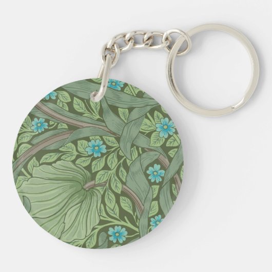 De Steekproef van het Patroon van het behangsel me Sleutelhanger (Achterkant)