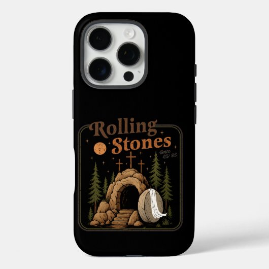 De steen is weggerold, hij leeft nog met Pasen Case-Mate iPhone Case (Achterkant)