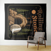 De steen is weggerold, hij leeft nog met Pasen Wandkleed (In Situ (horizontaal))