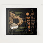 De steen is weggerold, hij leeft nog met Pasen Wandkleed (Voorkant (horizontaal))