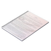 De steen notitieboek (Linkerzijde)