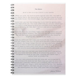 De steen notitieboek