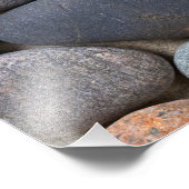 De steen van de kabel op Zand voor Achtergrond Foto Afdruk (Hoek)