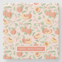 De steen van de peach past het Aangepersonaliseerd