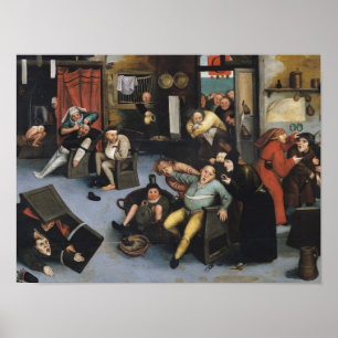 De steen van de waanzin uitsnijden poster