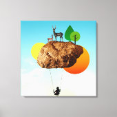 De steen van ons bestaan canvas afdruk (Voorkant)