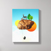 De steen van ons bestaan canvas afdruk (Voorkant)