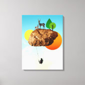 De steen van ons bestaan canvas afdruk (Voorkant)