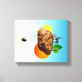 De steen van ons bestaan canvas afdruk (Voorkant)