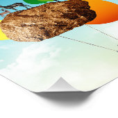 De steen van ons bestaan foto afdruk (Hoek)