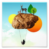 De steen van ons bestaan foto afdruk (Voorkant)