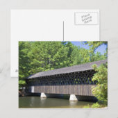 De steenberg bedekte brug bij Stone Briefkaart (Voorkant / Achterkant)