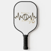 De Steenbok beat gaat op Pickleball Paddle (Voorkant)