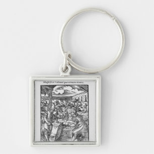 De steensnijder sleutelhanger