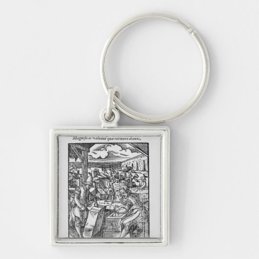 De steensnijder sleutelhanger (Voorkant)